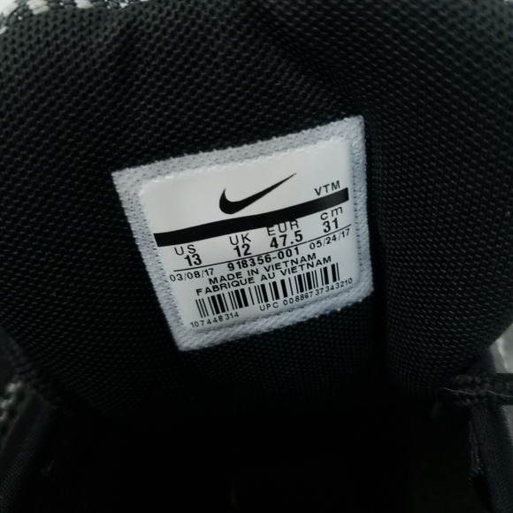 Nike Air Max 97 Ultra‎ \'17 Sneaker Men 13 Black Anthracite Platinum 918356-001 main image 11